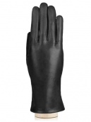 IS0190 Перчатки женские на шерсти (7,5, Черный)