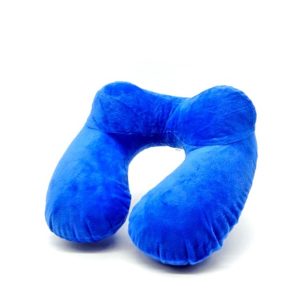 U2 blue Подушка дорожная надувная 31*31*14 см