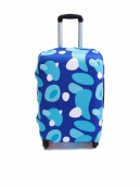 Чехол для чемодана M/L В голубом (морской прибой) модель ECO